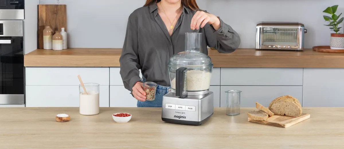 Magimix CS 3200 Foodprocessor - 650W - Mat Chroom
