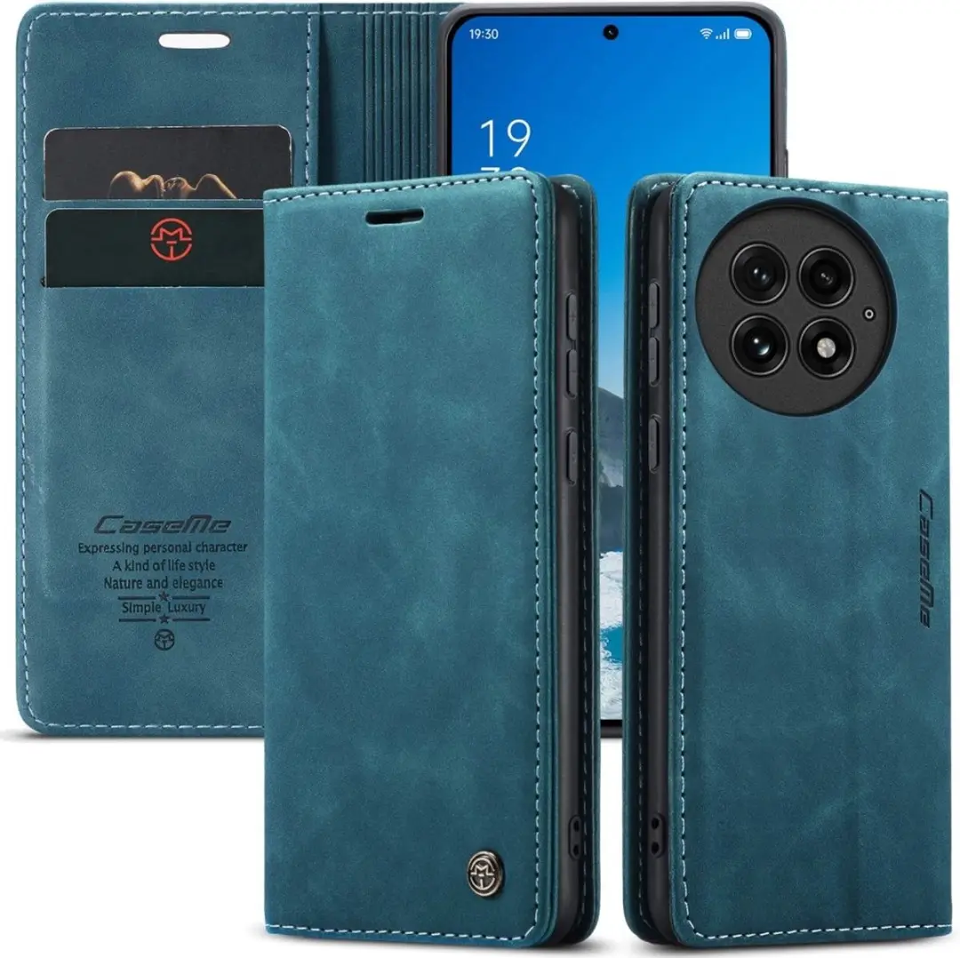 Caseme Hoesje OnePlus 13 Book Case - Blauw