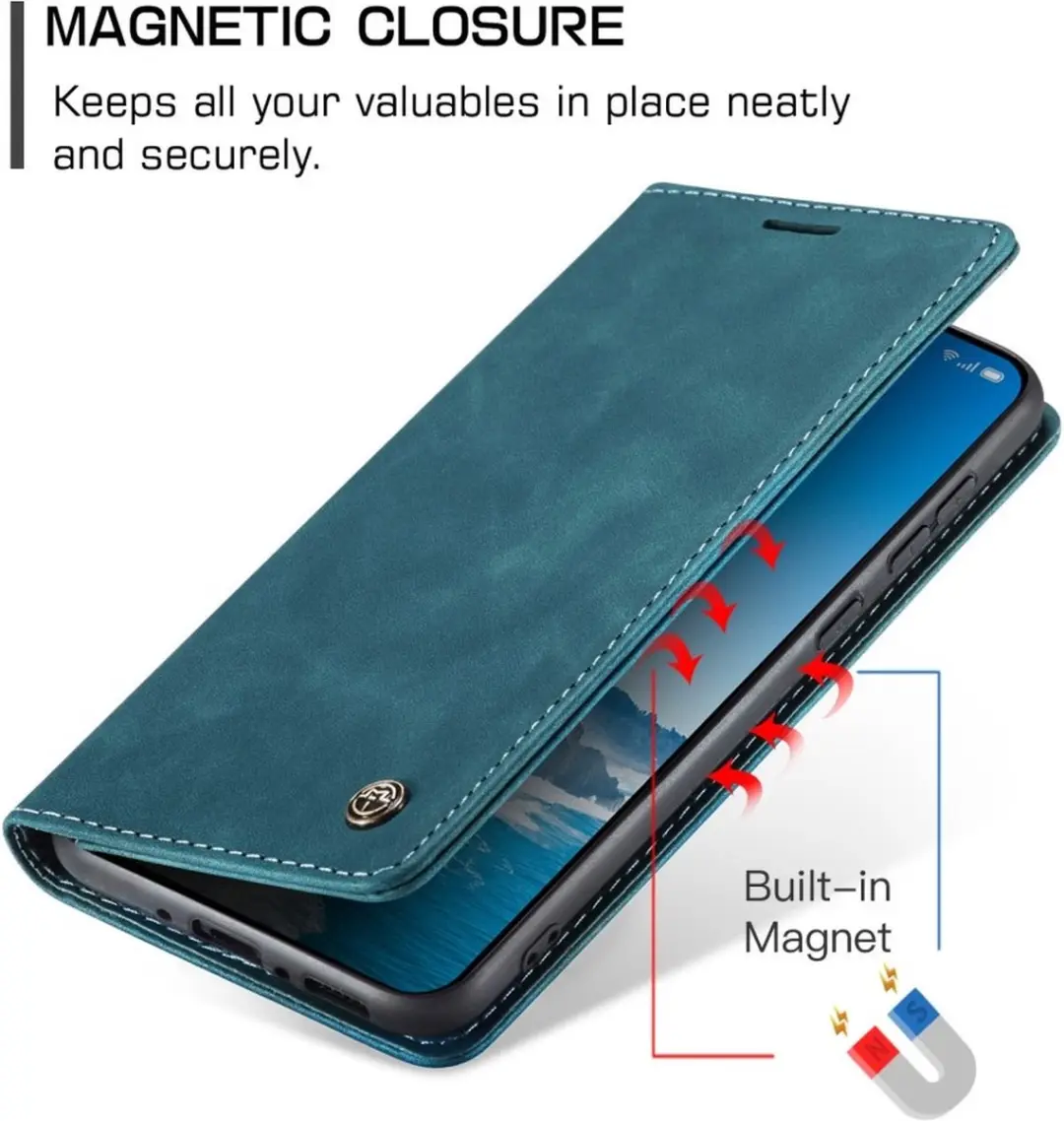 Caseme Hoesje OnePlus 13 Book Case - Blauw - afbeelding 6 van 6