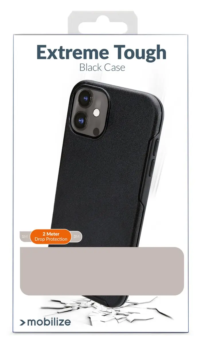 Mobilize Extreme Tough iPhone 14 Plus Hoesje - MOB-ETCB-IPH14MAX Zwart