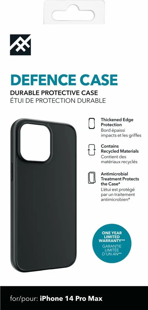 ZAGG iFrogz Defence Hoesje iPhone 14 Pro Max - Zwart