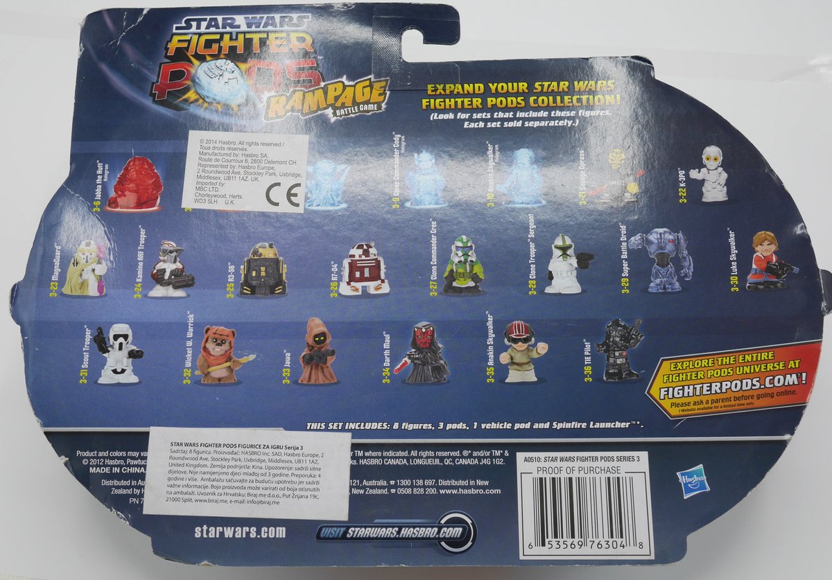 Hasbro star Wars Fighter Pods Rampage