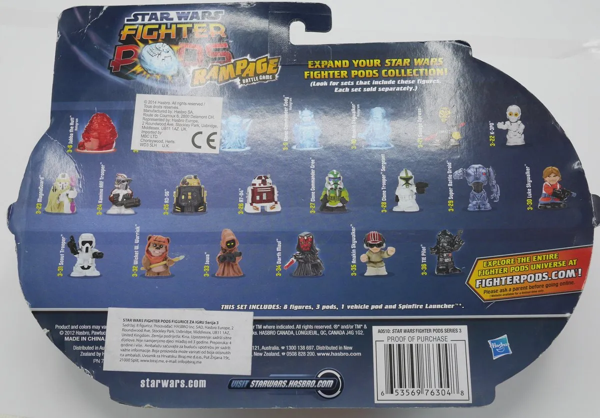 Hasbro Star Wars Fighter Pods Rampage - Multicolor