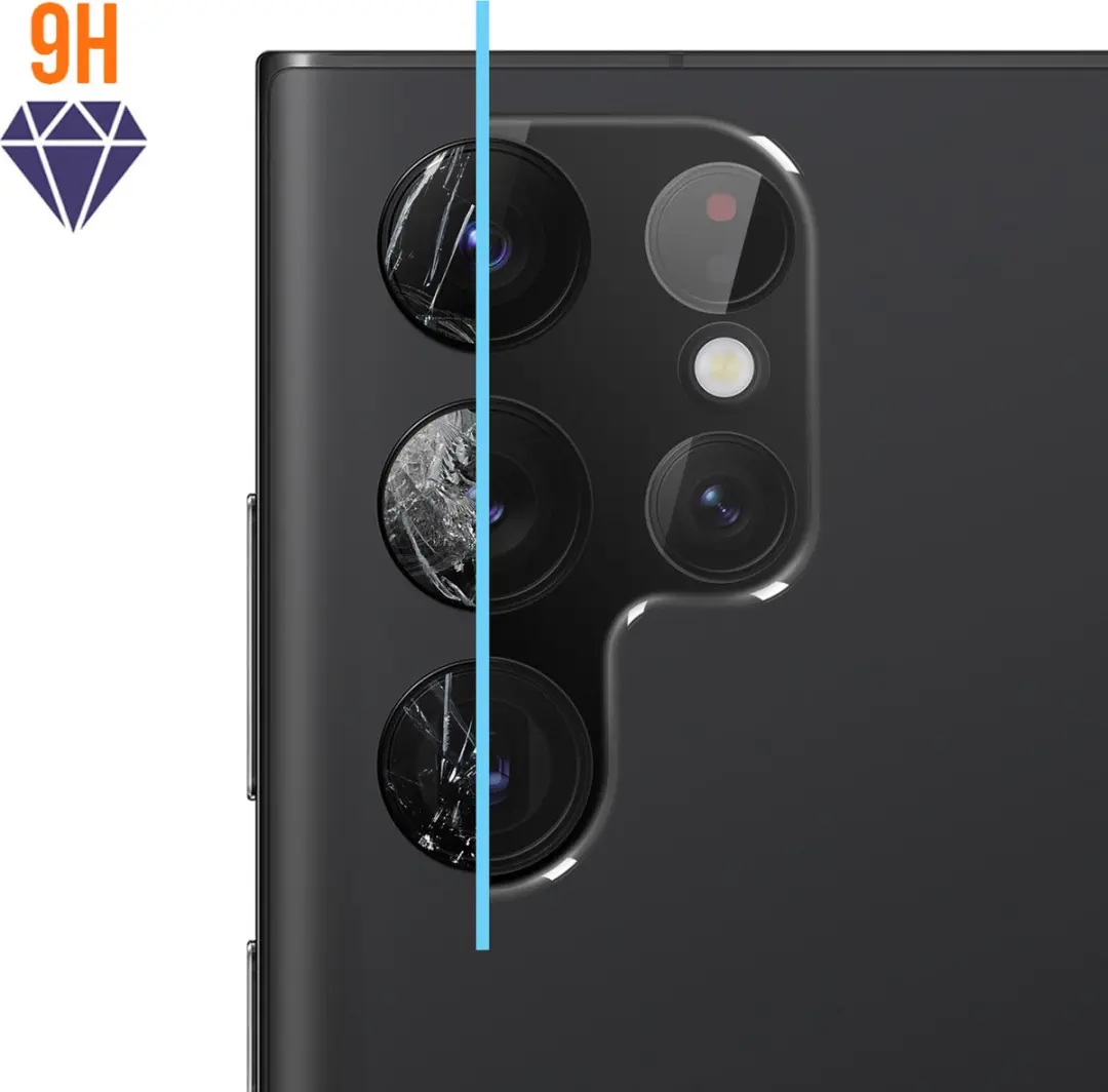 Imak Camera Lens Protector GLASCAM-BK-S22U - Zwart