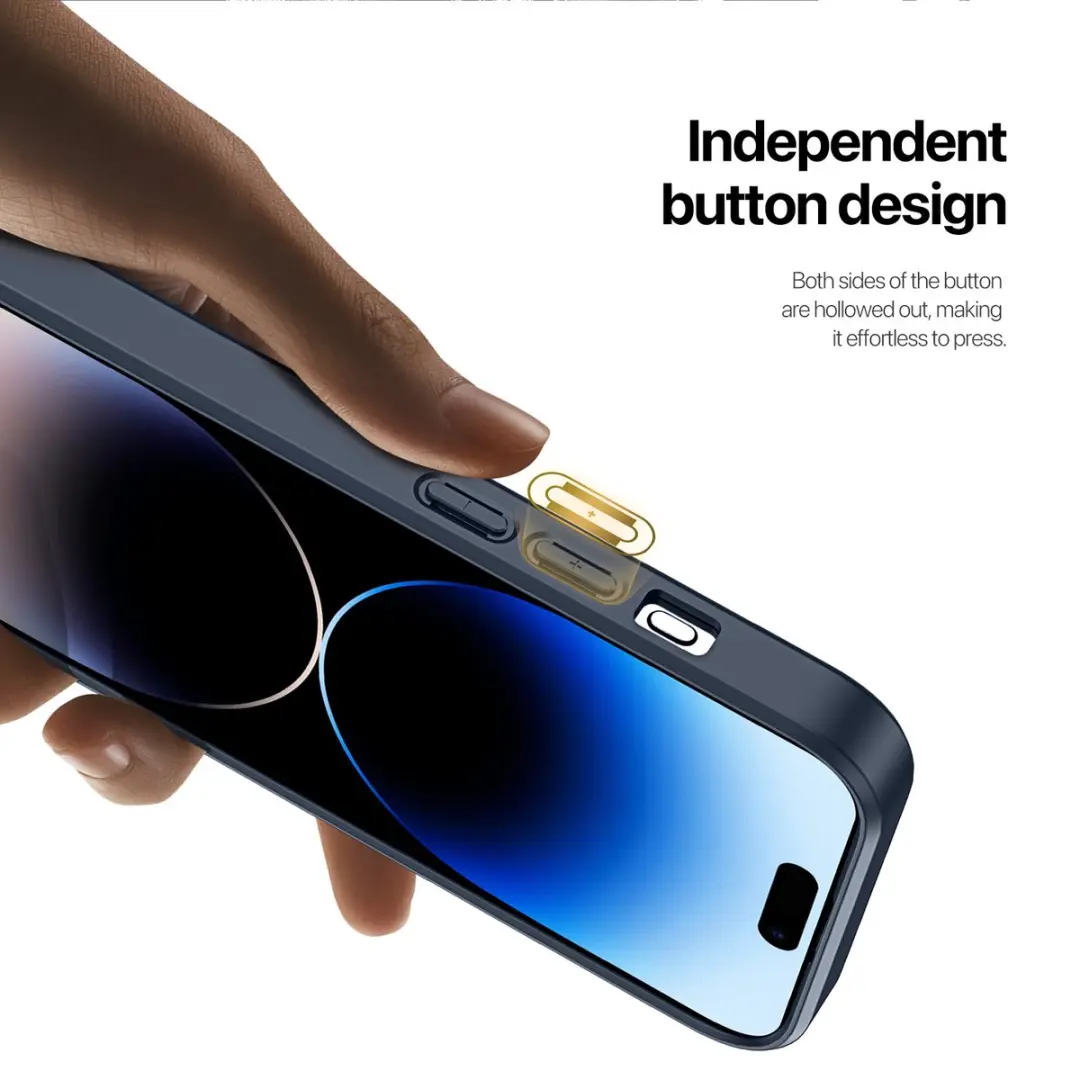 Dux Ducis Rafi II Mag iPhone 14 Pro Max Houder - Blue