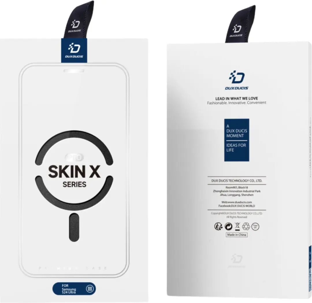 Dux Ducis Skin X Pro Book Case Telefoonhoesje - Samsung Galaxy S24 Ultra - Paars