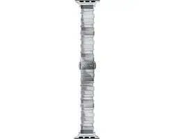 Laut Links March Apple Watch Bandje 42-49mm - Zilver RVS