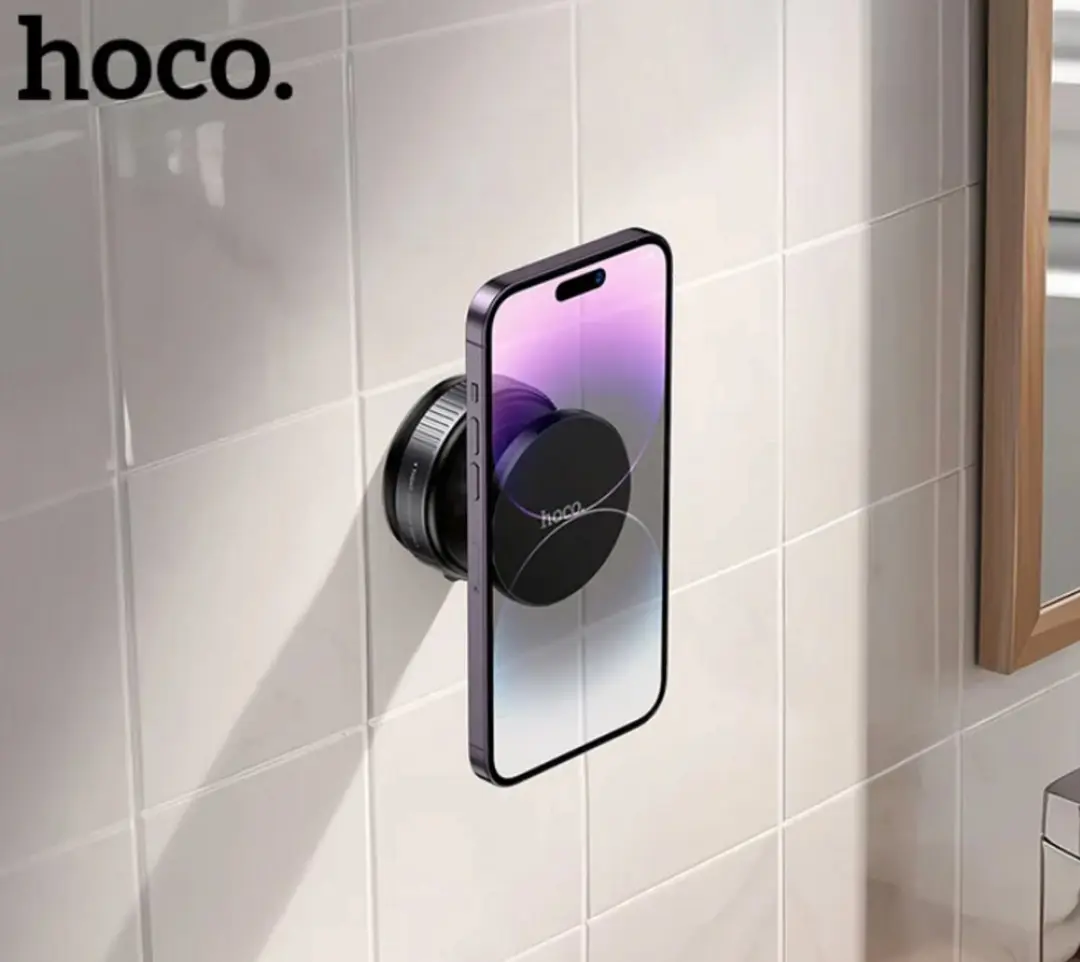 Hoco DCA62 Telefoonhouder Zuignap - Universeel 7 Inch - Zwart