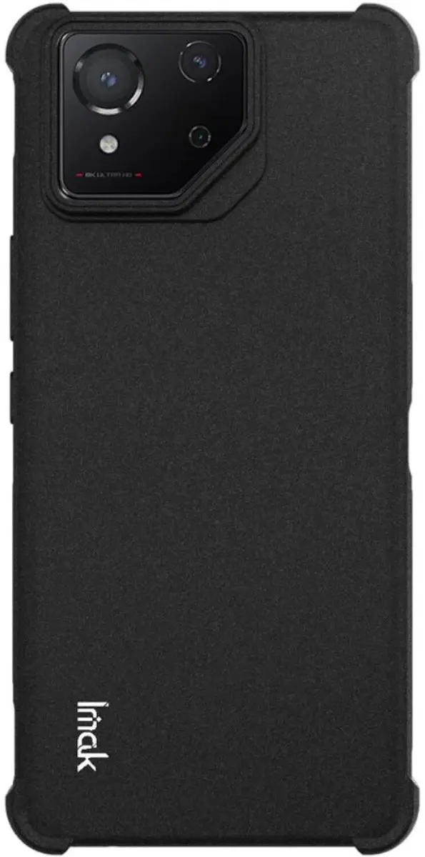 Imak Hoesje Asus ROG Phone 8/8 Pro - Schokbestendig TPU - Zwart