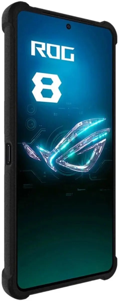Imak Hoesje Asus ROG Phone 8/8 Pro - Schokbestendig TPU - Zwart