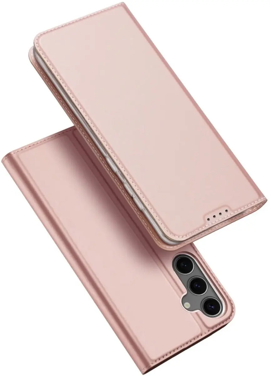 Dux Ducis Galaxy S25 Hoesje Lichtroze
