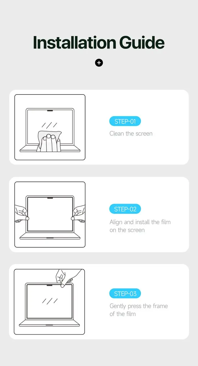 Dux Ducis Privacy Screenprotector 6934913007464 - MacBook Pro 16 Zwart