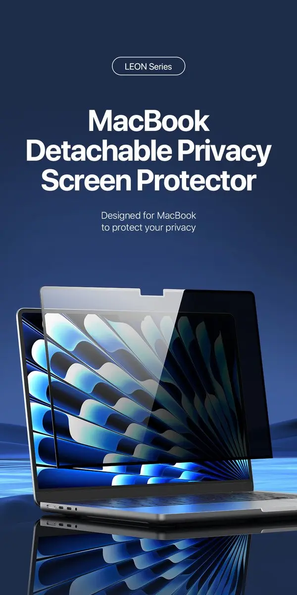 Dux Ducis Privacy Screenprotector 6934913007464 - MacBook Pro 16 Zwart