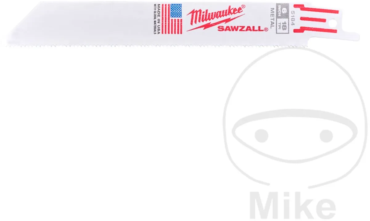 Milwaukee Reciprozaagblad Metaal 150x1,4mm