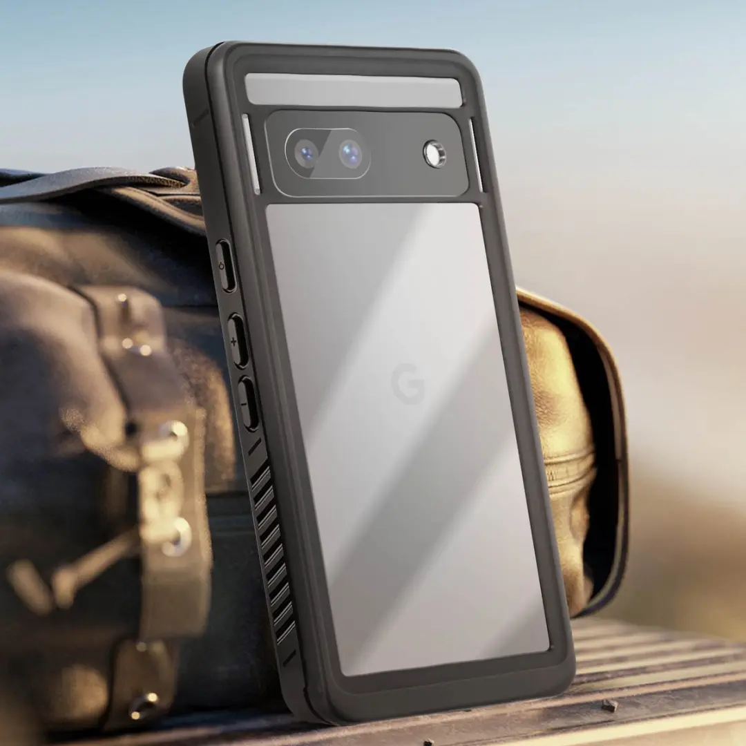 Redpepper Waterdicht Hoesje Pixel 7A BACK-REDP-PX7A - Transparant zwart - afbeelding 3 van 6