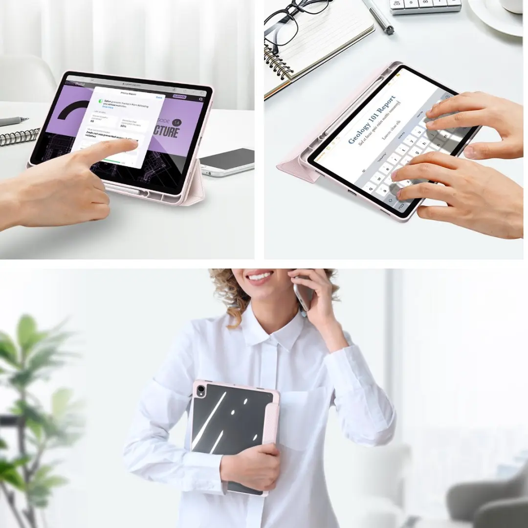 Dux Ducis Tablethoes Samsung Galaxy Tab S11 - Roze