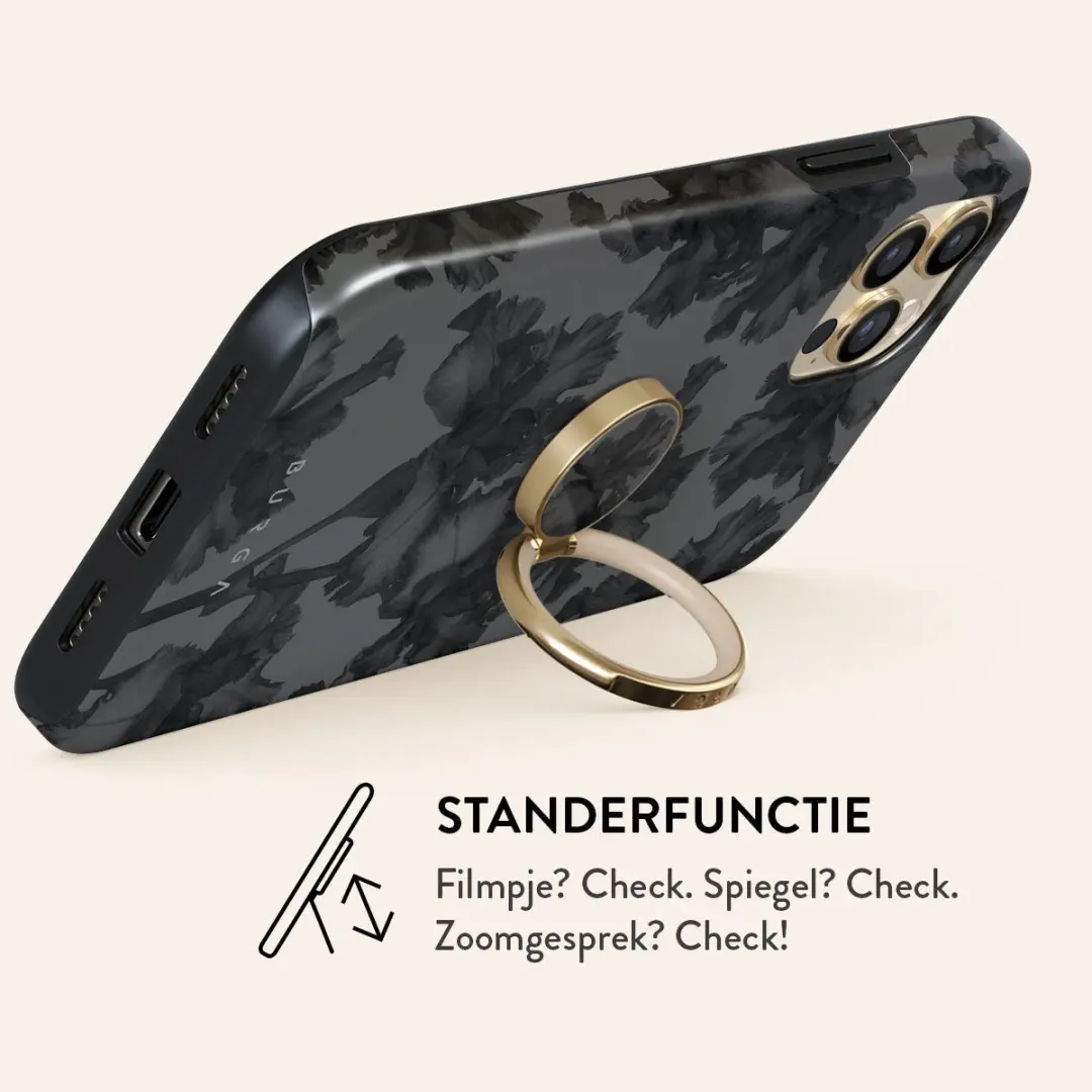 Burga Ringholder Gold - Telefoonbutton - Nocturnal