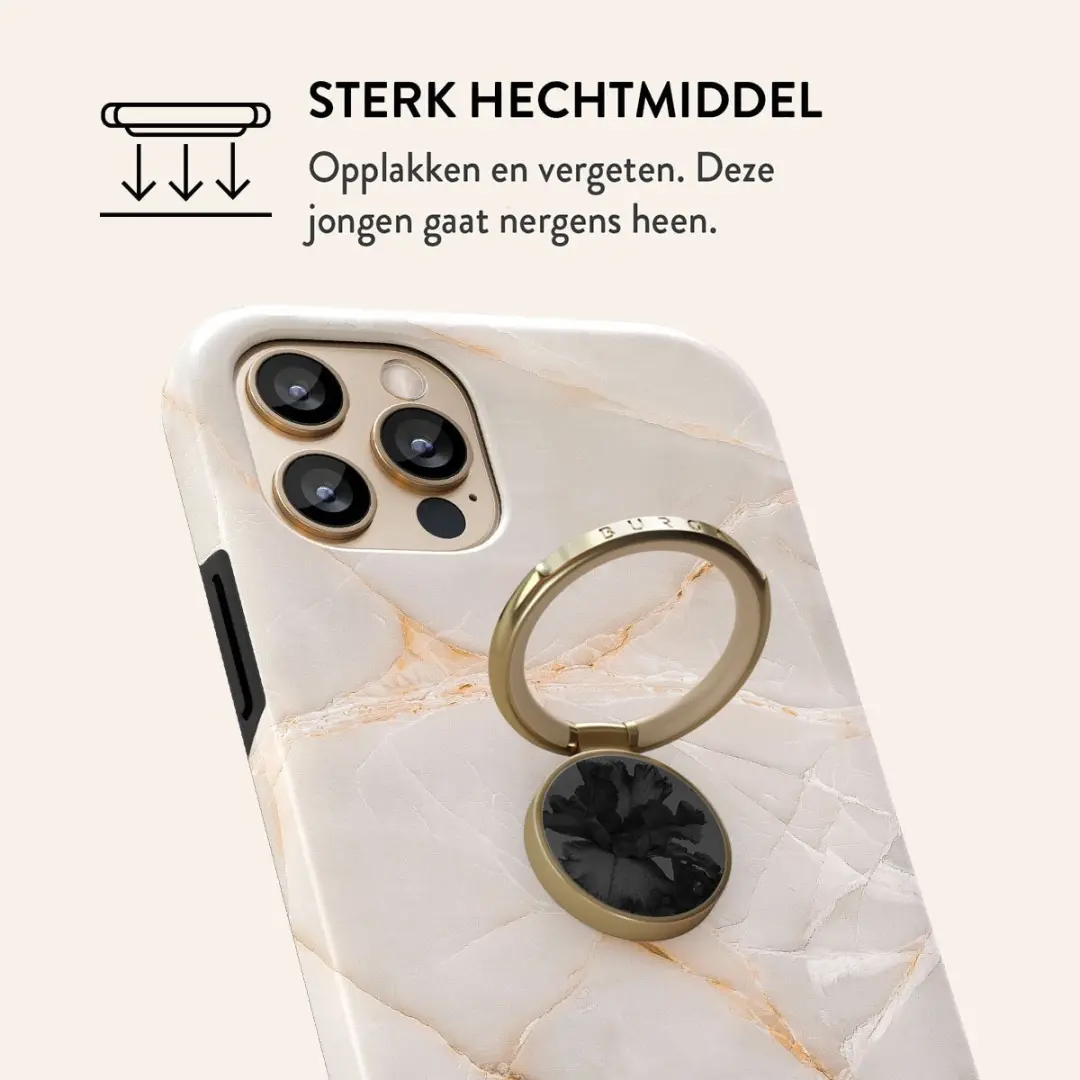 Burga Ringholder Gold - Telefoonbutton - Nocturnal