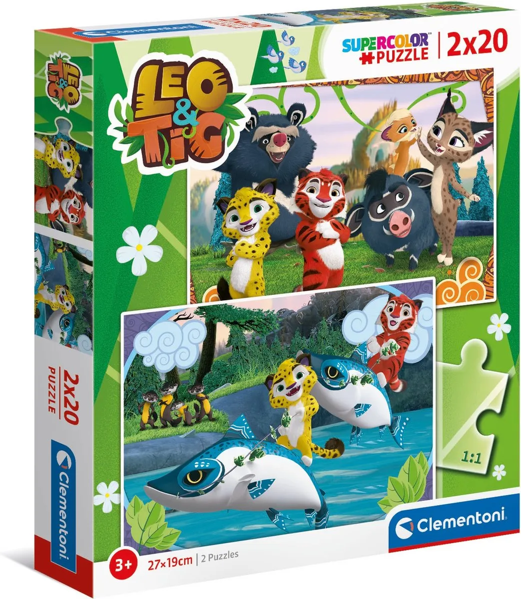 Clementoni Supercolor 24785 Legpuzzel Dieren