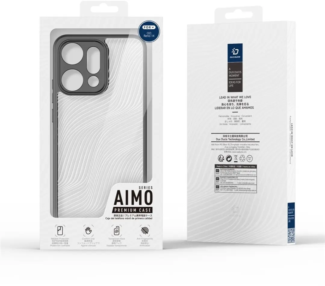 Dux Ducis Aimo Series Hoesje OPPO Reno 14 - Zwart