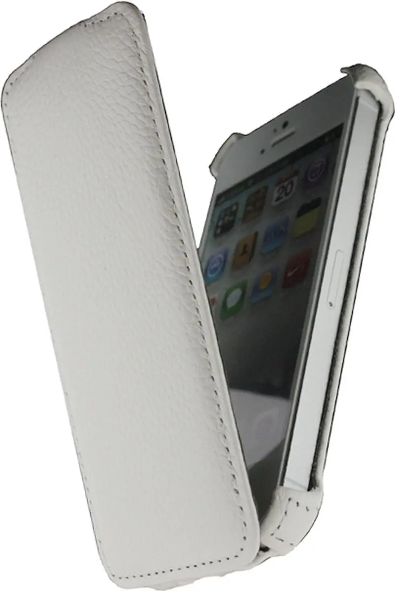 Mobilize Slim Flip Case iPhone 5/5s/SE - Wit - MOB-SFCW-IPH5