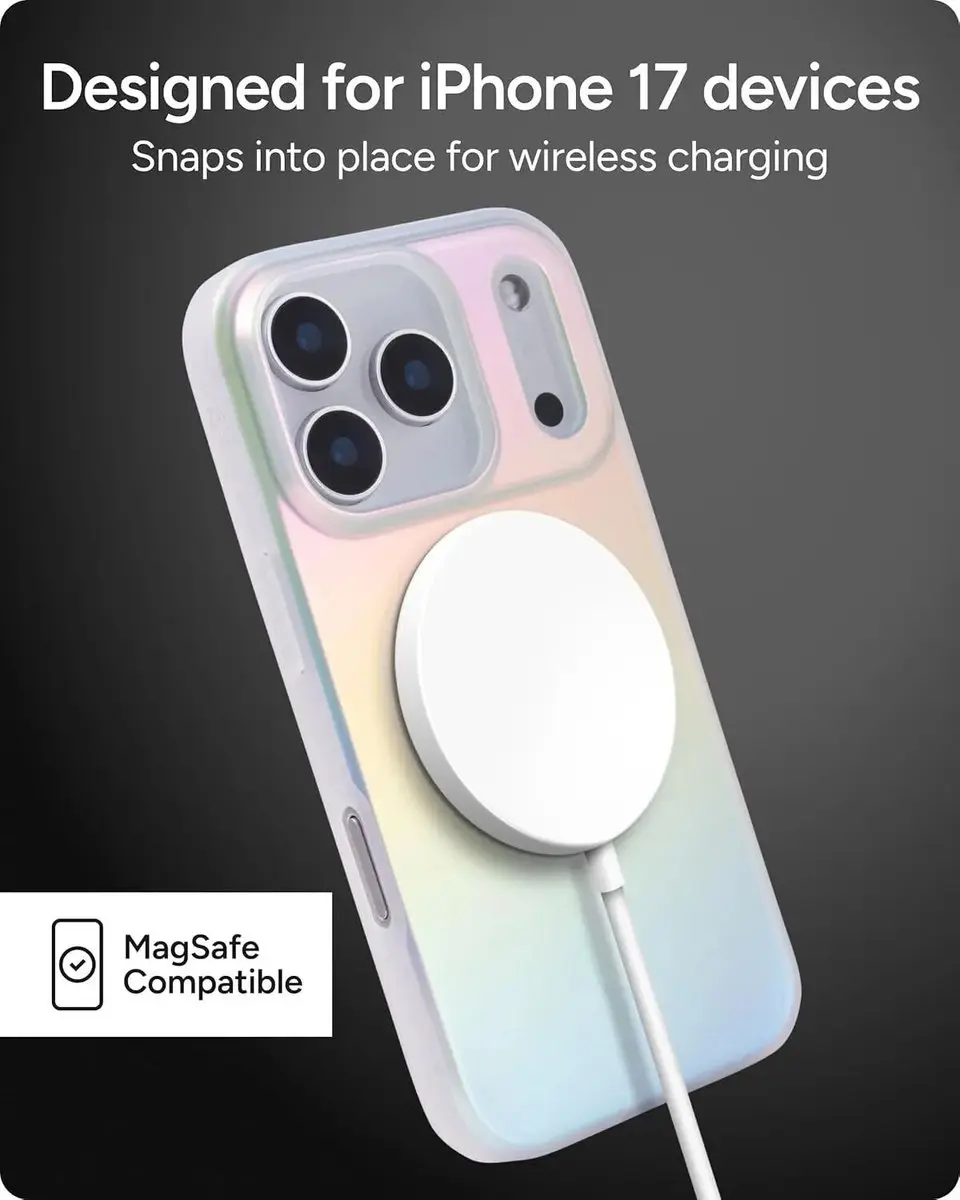 ZAGG Milan Snap MagSafe Hoesje iPhone 17 Pro - 1 Pasje - Zwart