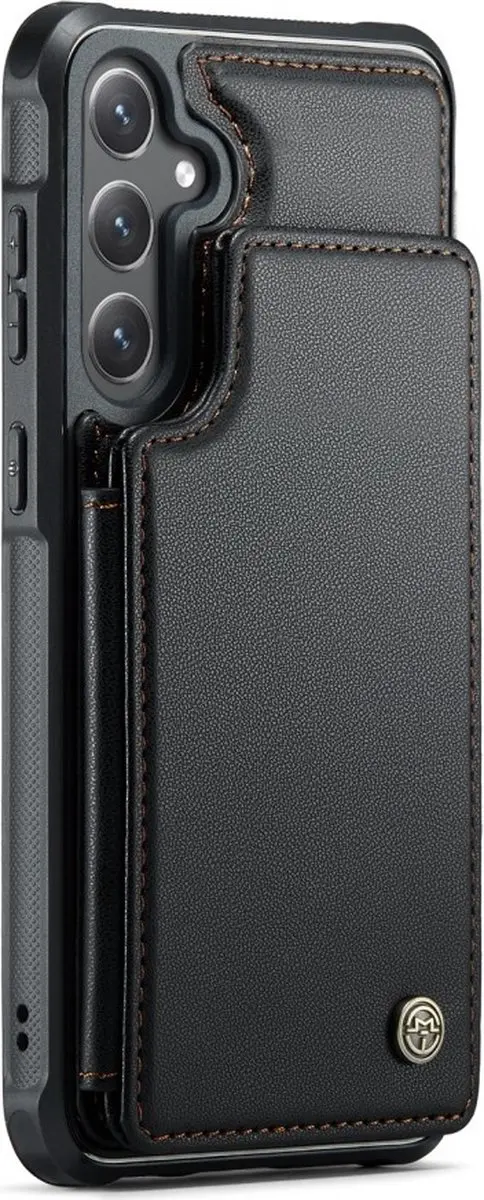Caseme C22 Hoesje Samsung Galaxy S25 - Zwart