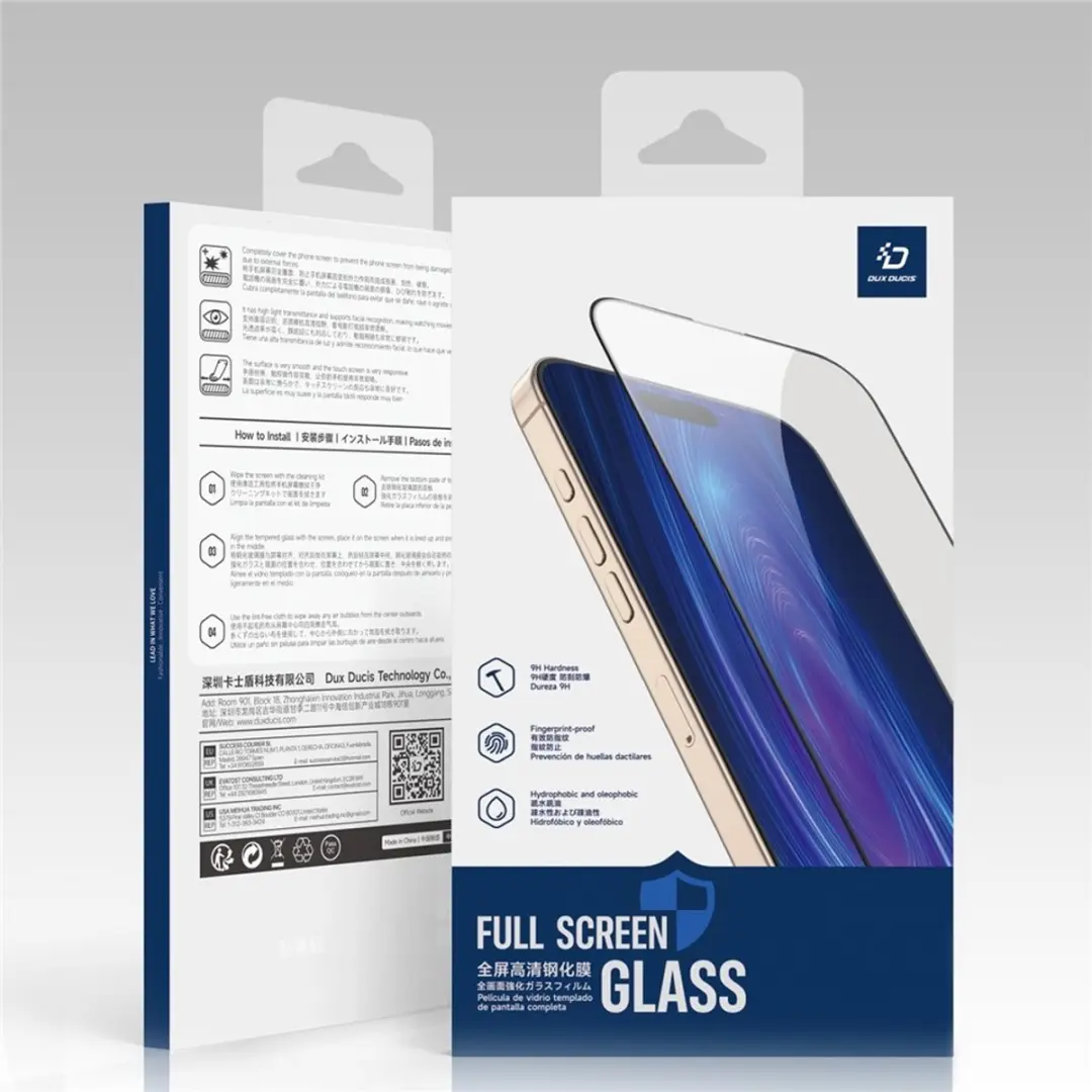 Dux Ducis OnePlus Nord CE5 Full-Cover Tempered Glass - Zwart