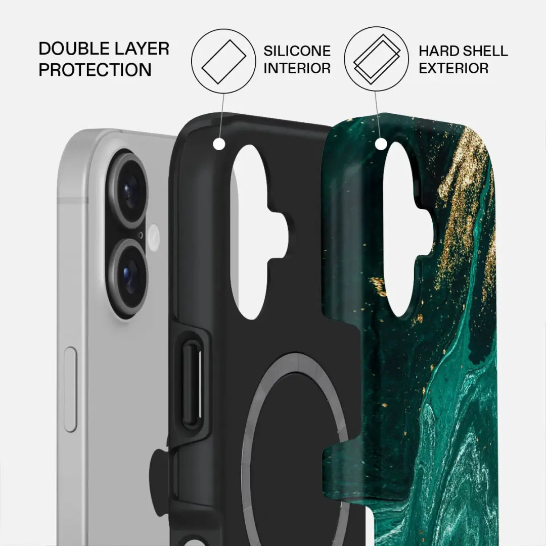 Burga Tough MagSafe Hoesje iPhone 17 - Emerald Pool
