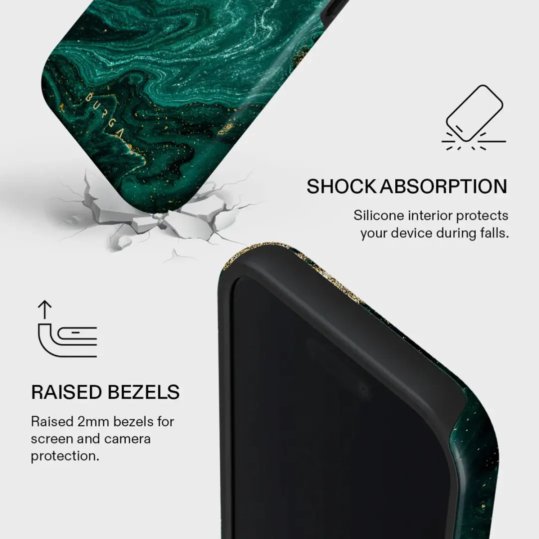 Burga Tough MagSafe Hoesje iPhone 17 - Emerald Pool - afbeelding 6 van 6