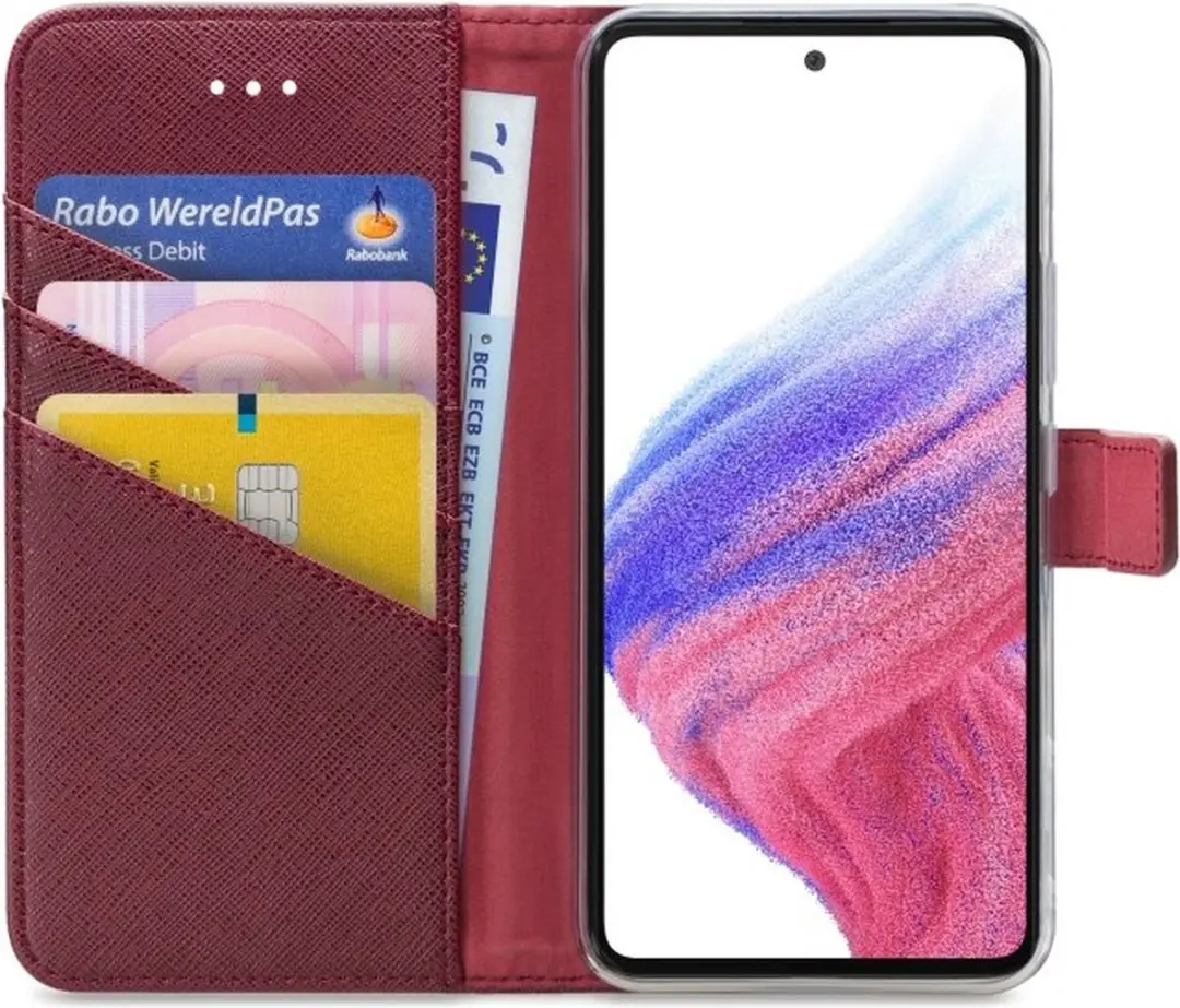 My Style MSFWLT1364 Telefoonhoesje Samsung Galaxy A53 - Bordeaux