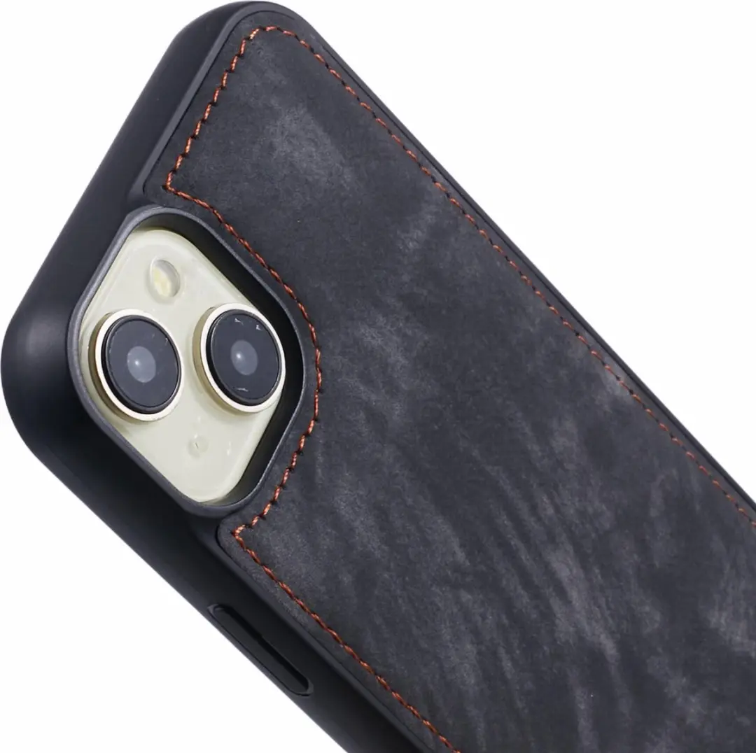 Caseme iPhone 15 Plus Backcover - 8 Pasjes - Zwart