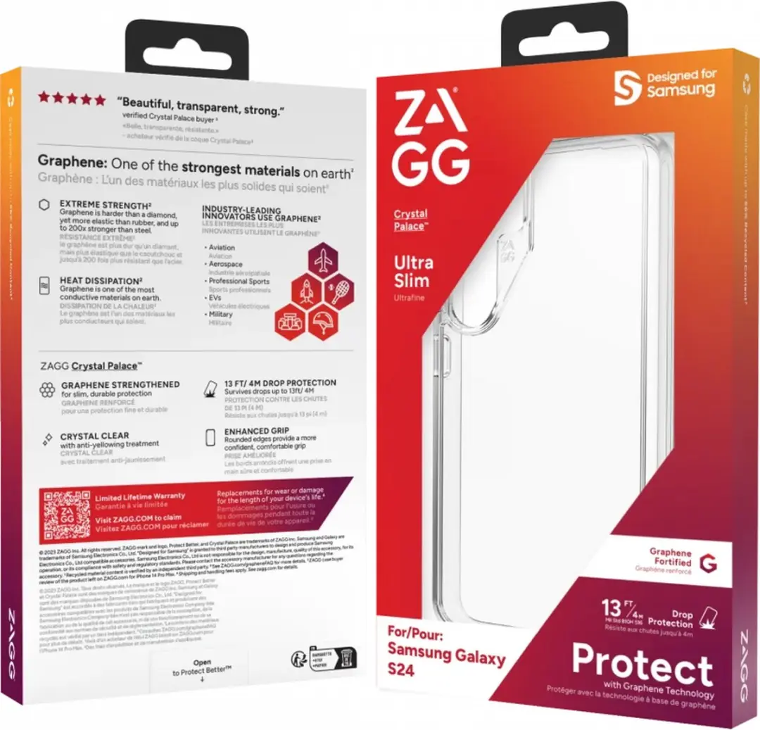 ZAGG Crystal Palace Hoesje 702313566 - Transparant