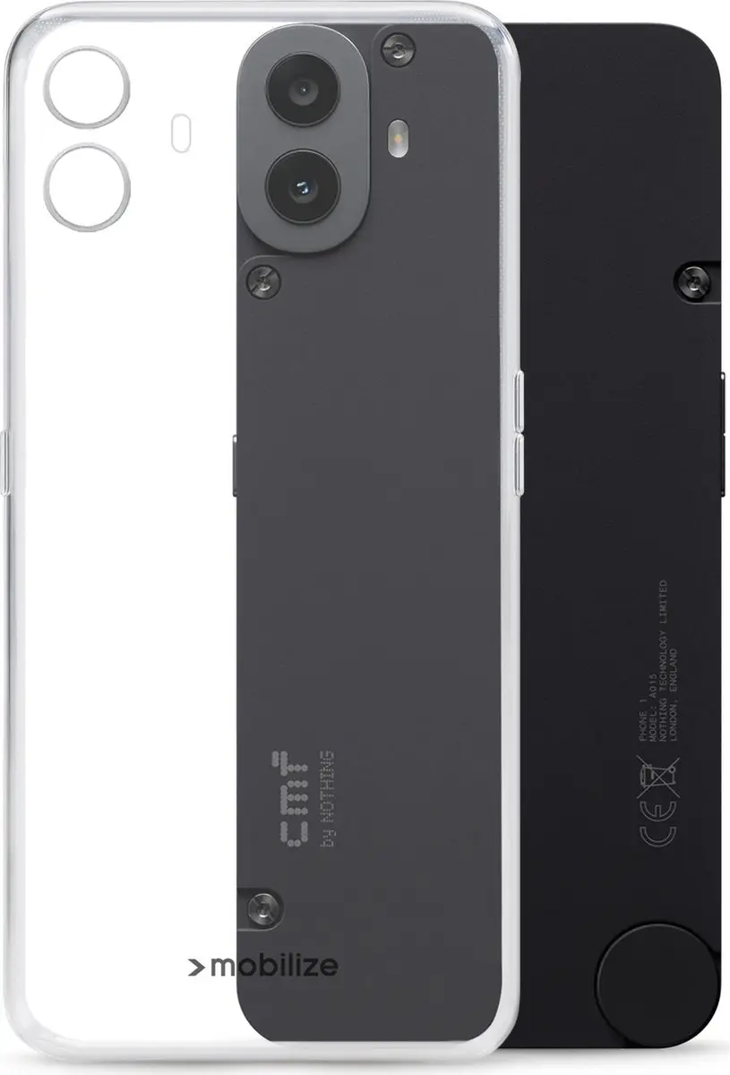 Mobilize CMF Phone 1 TPU Hoesje - Transparant