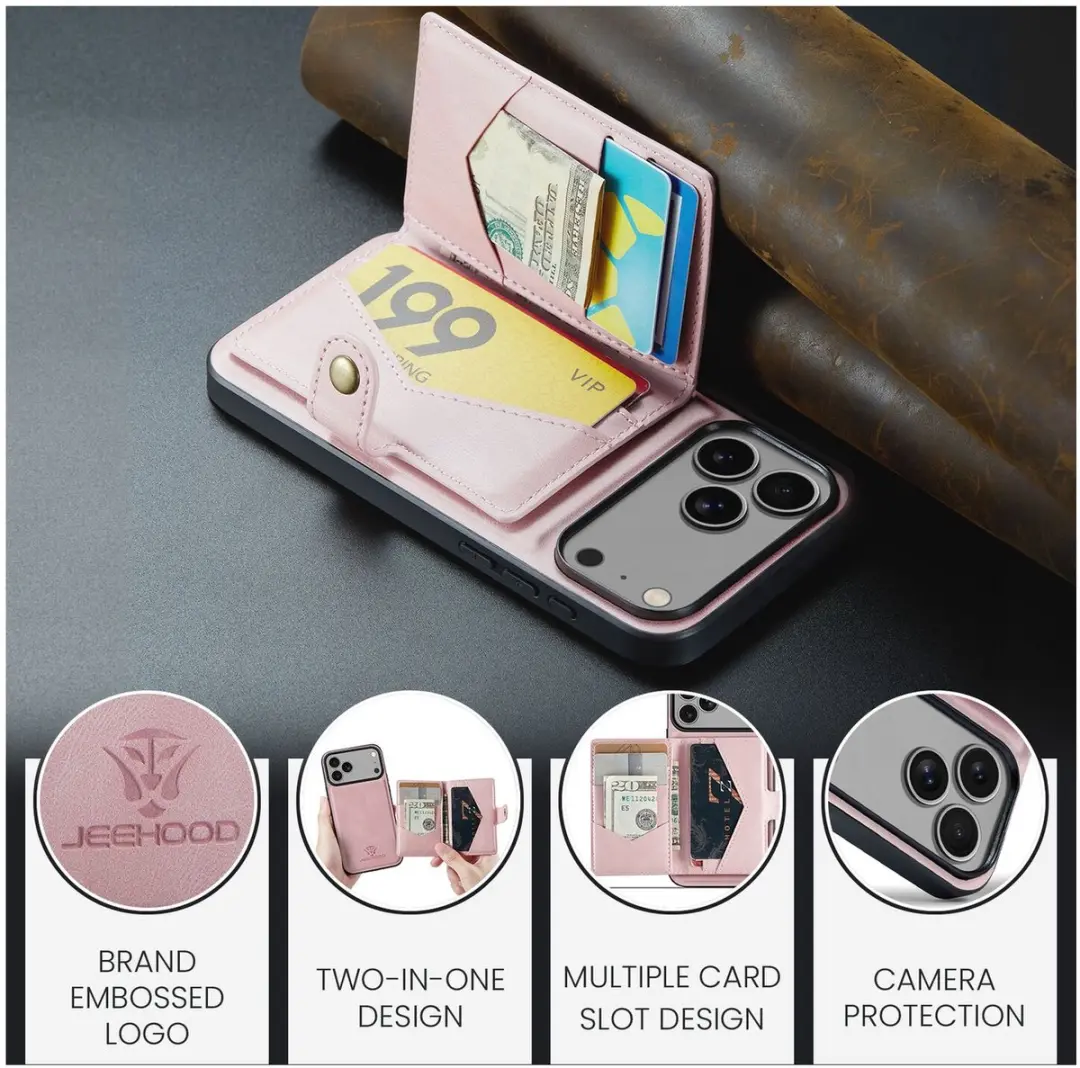 Caseme JH-01 Hoesje iPhone 17 Pro - Roze - afbeelding 6 van 6