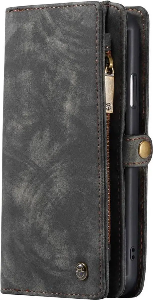 Caseme 008 Book Case iPhone 11 Hoesje - 10 Pasjes - Zwart