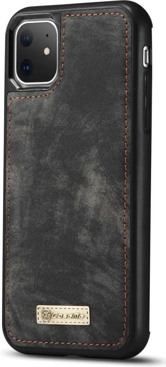 Caseme 008 Book Case iPhone 11 Hoesje - 10 Pasjes - Zwart