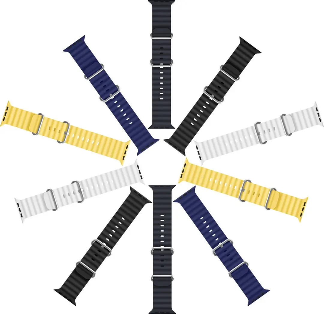 Dux Ducis Strap Horlogeband 6934913033852 - Wit - Siliconen - 44/41/42/38/40/45mm