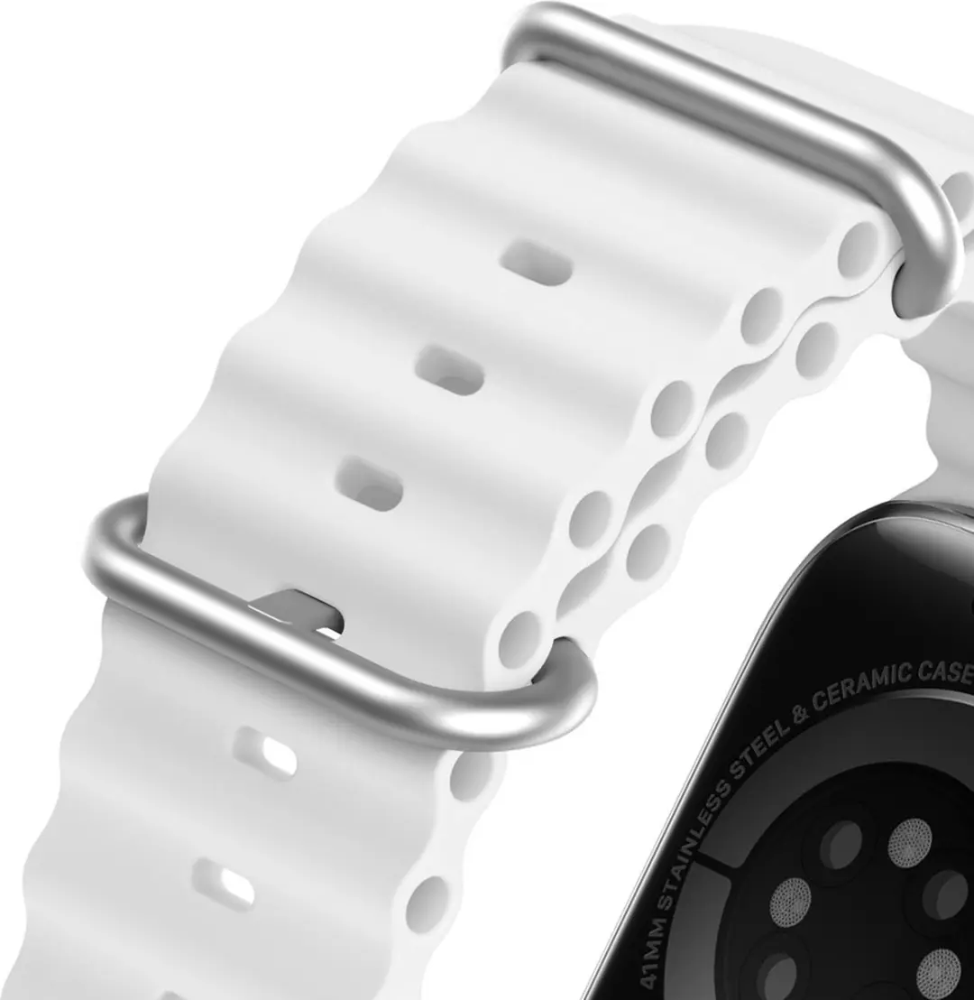 Dux Ducis Strap Horlogeband 6934913033852 - Wit - Siliconen - 44/41/42/38/40/45mm