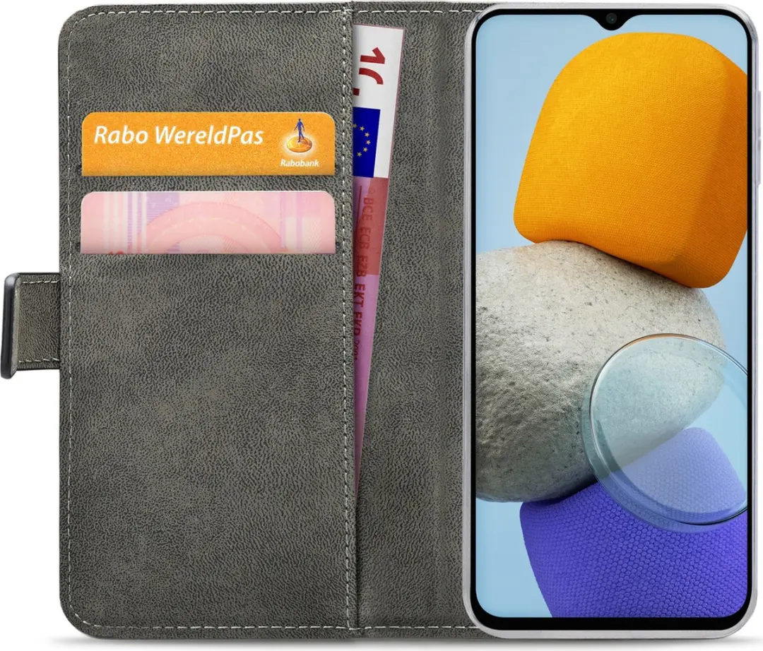 Mobilize Classic Gelly Wallet Bookcase Hoesje Samsung Galaxy M23 - Zwart