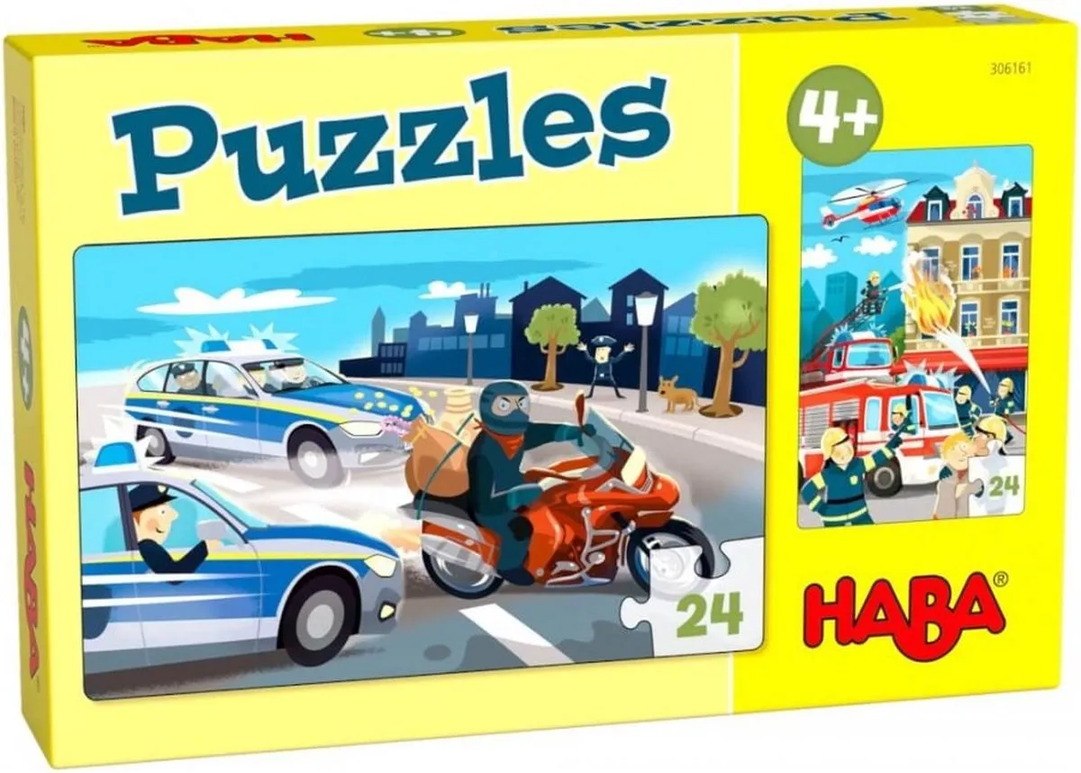 Haba Legpuzzel Puzzels in Actie Junior 48 Stuks - Multicolor