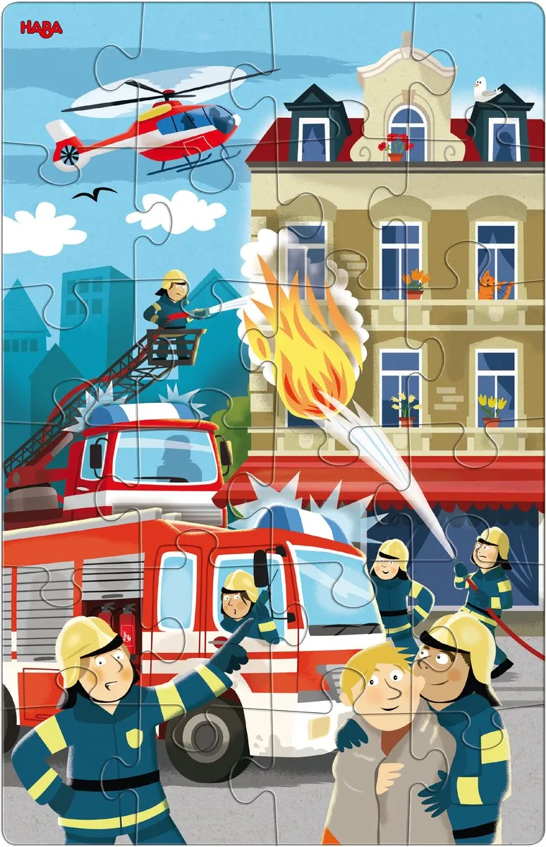 Haba Legpuzzel Puzzels in Actie Junior 48 Stuks - Multicolor