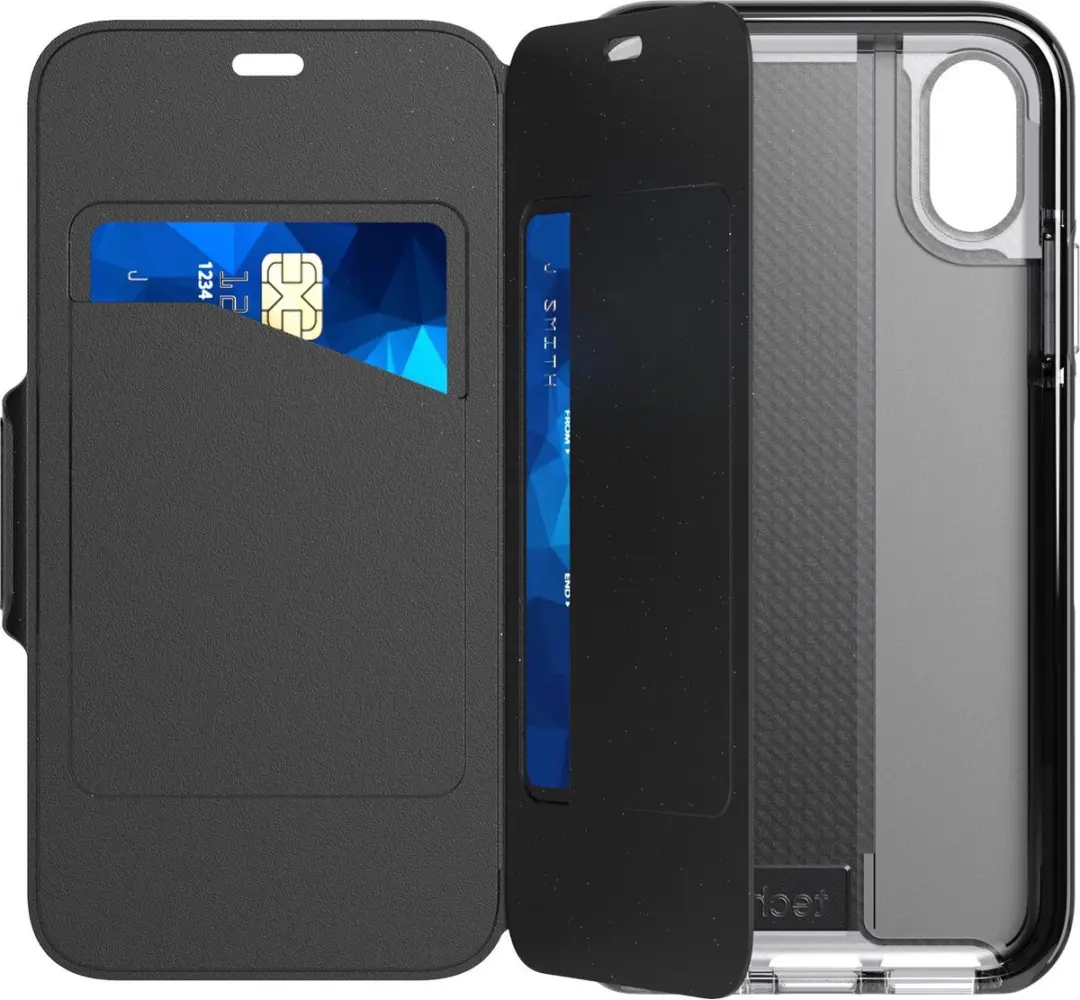 Tech21 iPhone Xs Bookcase Hoesje T21-6174 - Zwart