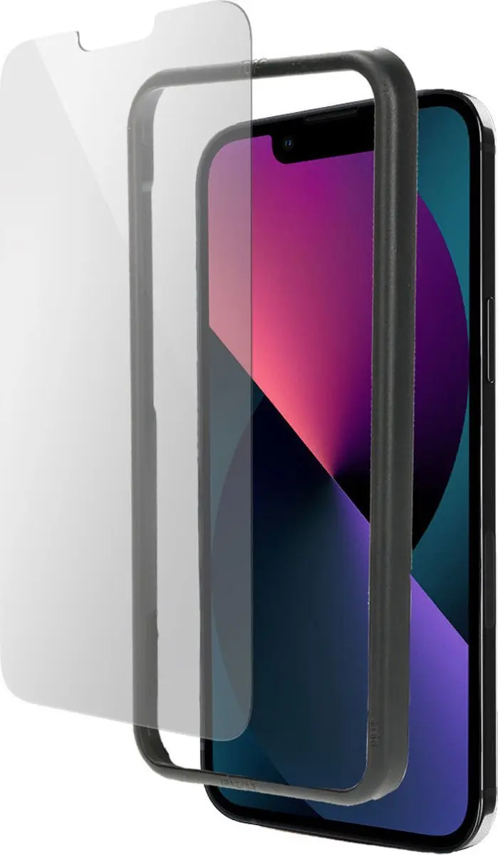 Mobiparts Screenprotector iPhone 12/13 Mini - Gehard Glas Anti-bacterieel - afbeelding 6 van 6