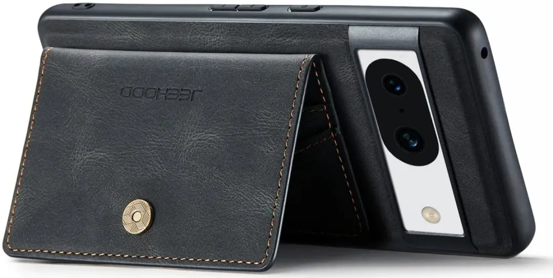 Caseme JH-01 Hoesje Google Pixel 8a - Pasjeshouder Zwart - afbeelding 6 van 6