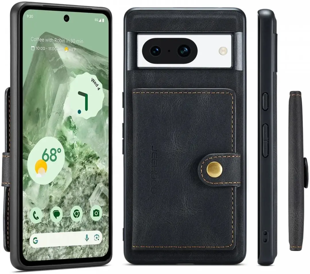 Caseme JH-01 Hoesje Google Pixel 8a - Pasjeshouder Zwart