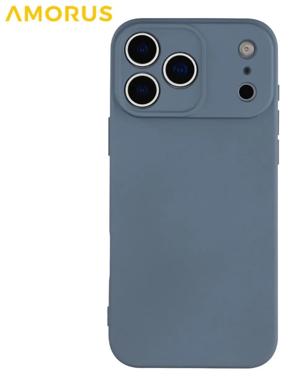 Amorus iPhone 17 Pro Max Hoesje Slate Grey - afbeelding 6 van 6