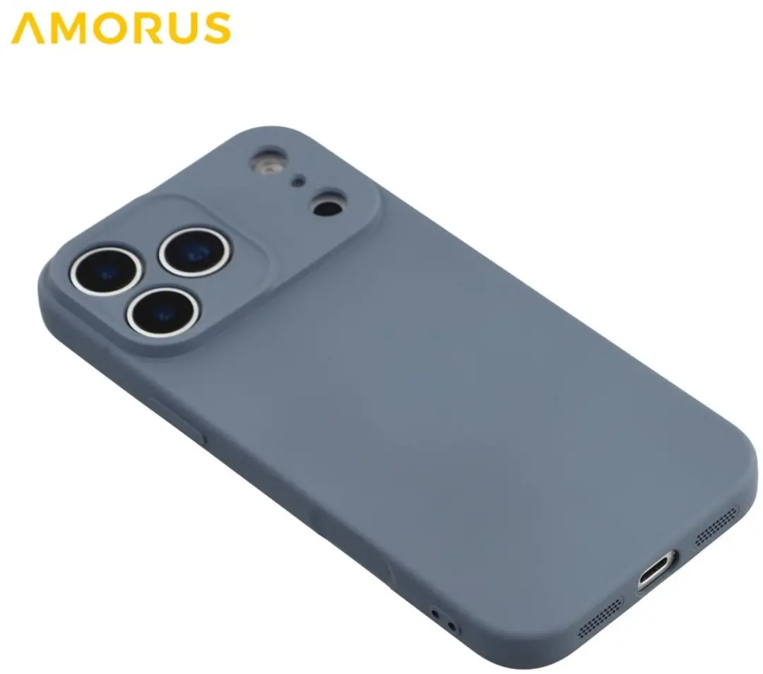 Amorus iPhone 17 Pro Max Hoesje Slate Grey