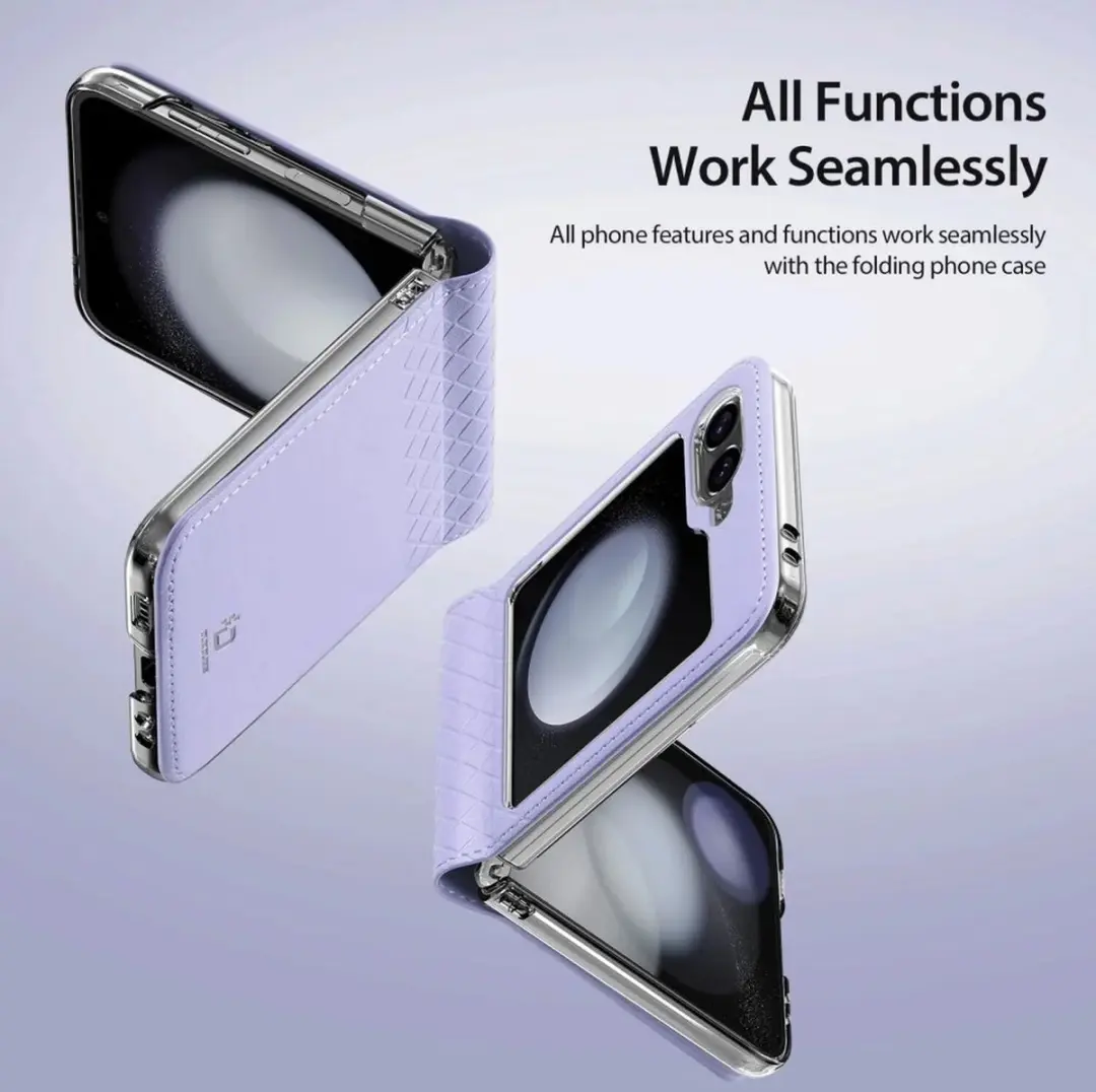 Dux Ducis Hoesje Samsung Galaxy Z Flip 6 - Paars