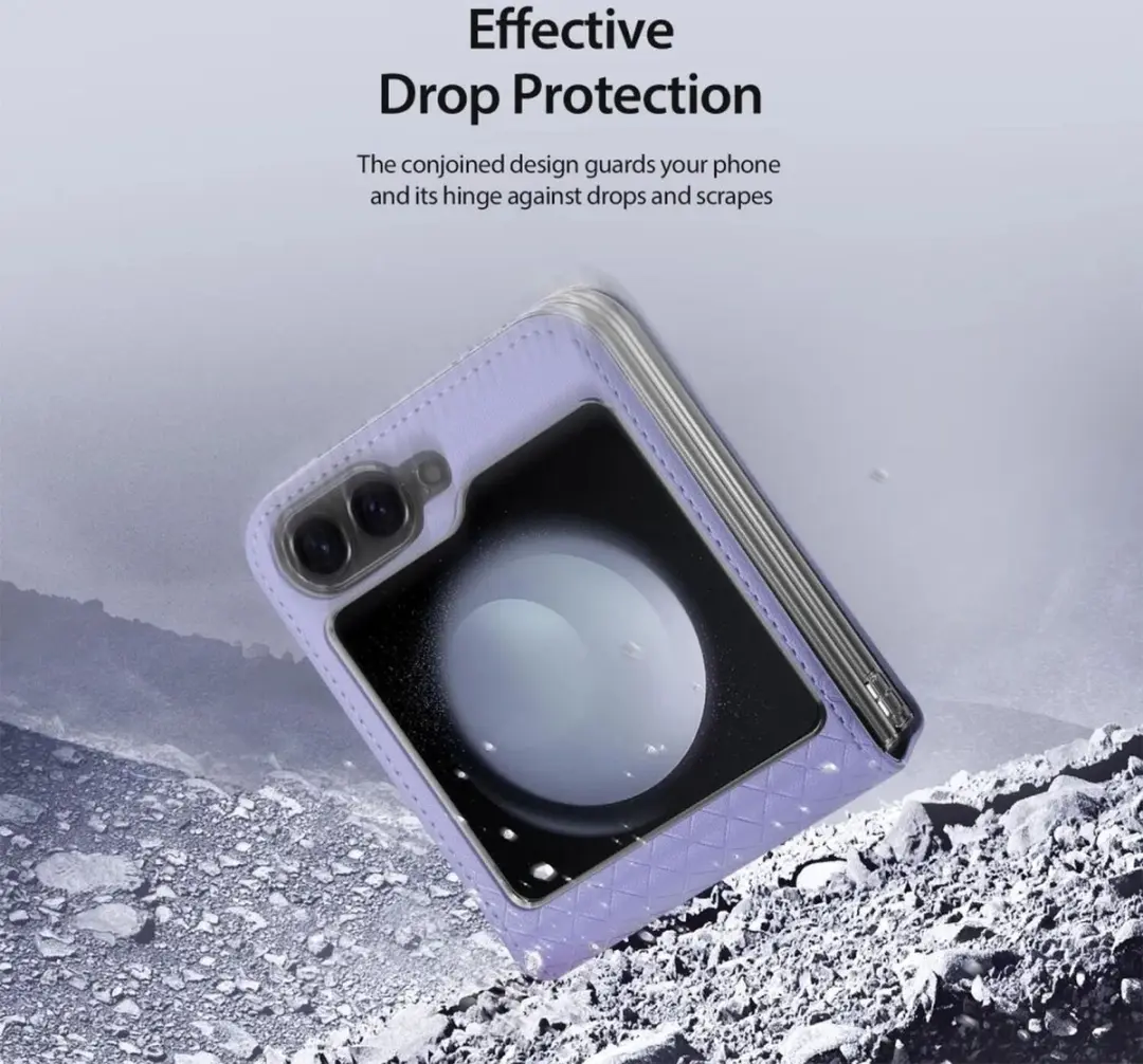 Dux Ducis Hoesje Samsung Galaxy Z Flip 6 - Paars